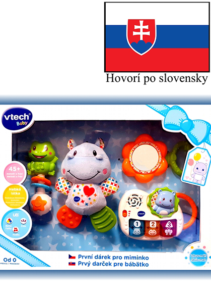 Vtech Prvý darček pre bábëtko (SK) - modrý